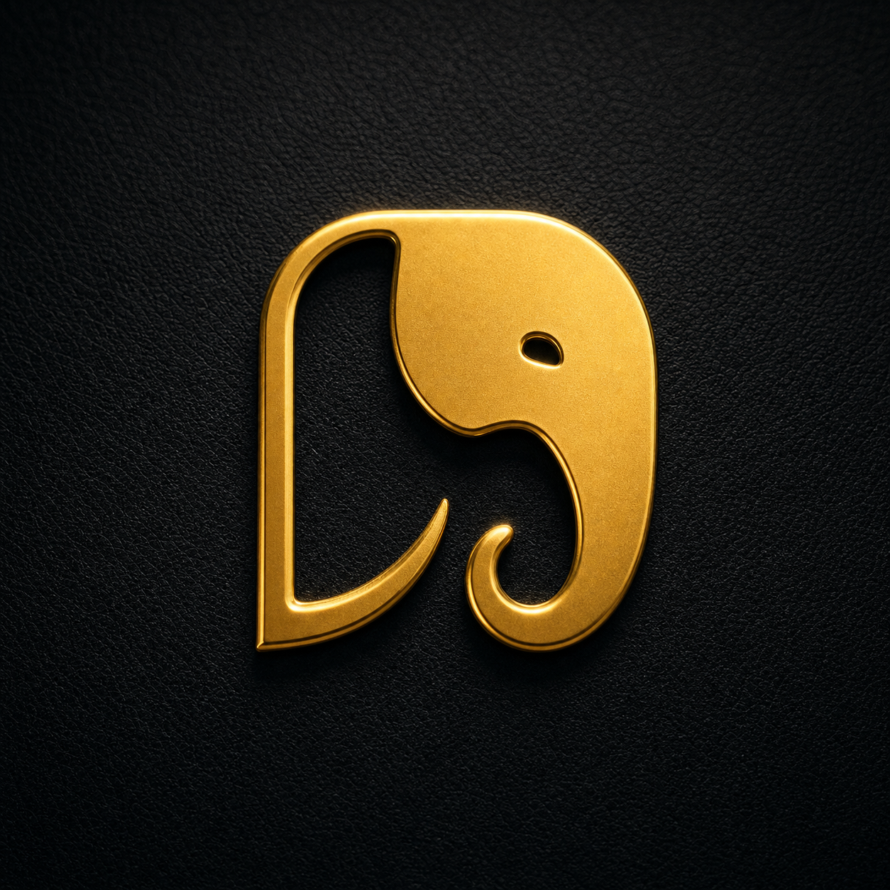 Premium gold elephant Laxgen Fortune Group logo