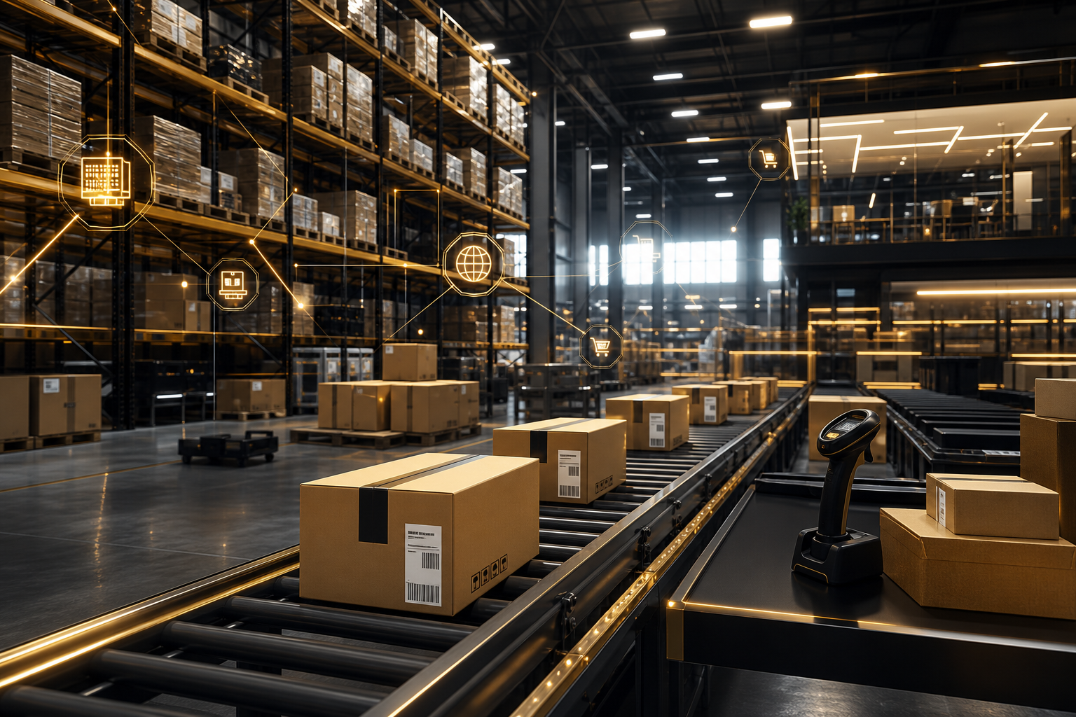 Modern premium warehouse and wholesale fulfillment operations